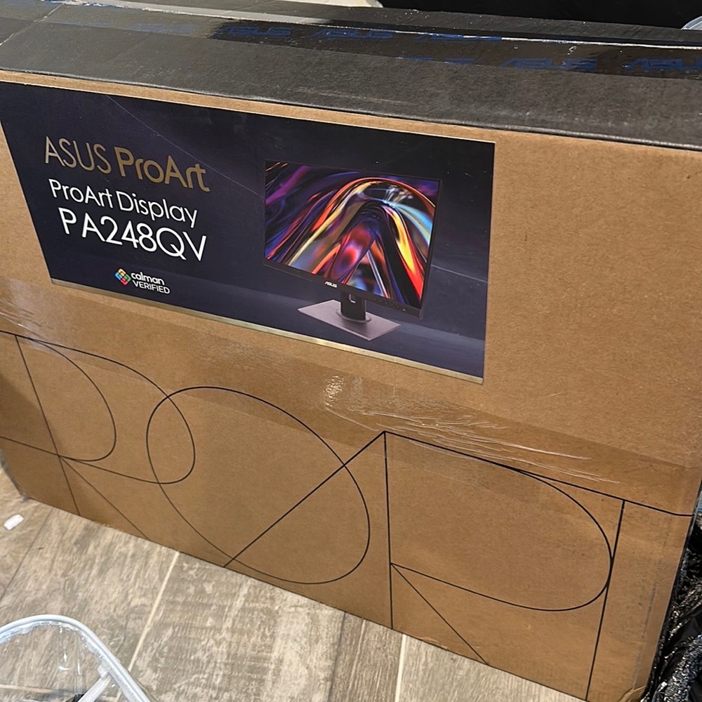 ASUS - ProArt PA248QV 24.1" WUXGA LCD Monitor (DVI, HDMI, USB) - Black